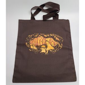 NEW Over the Garden Wall Canvas Tote Bag Wirt & Greg Fan Art Brown Cotton